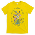 Hate Never Made Any Nation Great Anti Trump Floral Butterflies T-Shirt