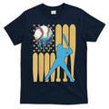 Ice Cream Drip Baseball Bat Baseball Player 4th Of July T-Shirt