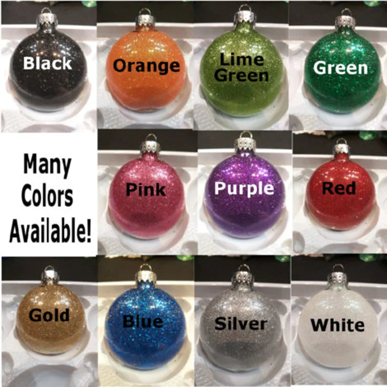 Sam Trick r Treat Glitter Christmas Ornament Shatterproof Horror Halloween Metaphysical