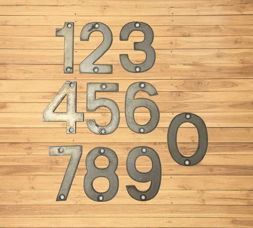 10 Inch House Number Letters, Metal House Number Sign, House Number Plaque, Personalized Metal Address Number, Front Porch Decor