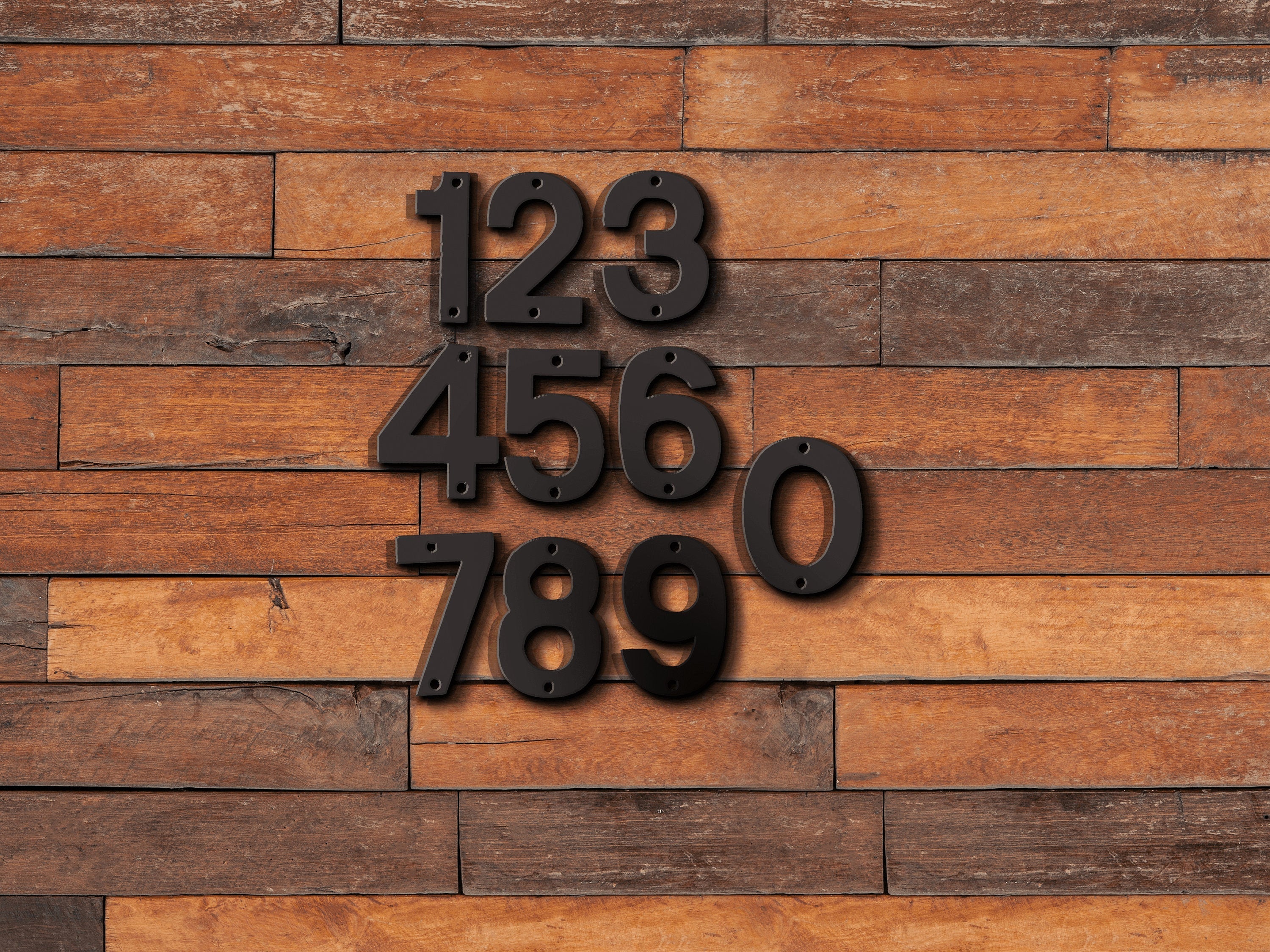 10 Inch House Number Letters, Metal House Number Sign, House Number Plaque, Personalized Metal Address Number, Front Porch Decor