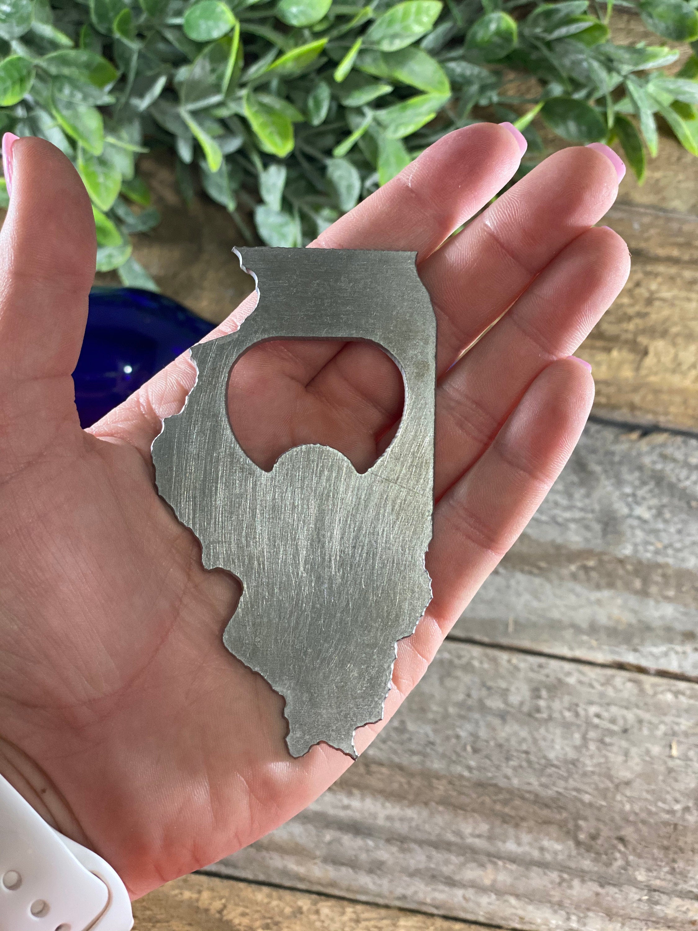 Illinois State Bottle Opener