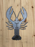 Metal Crawfish Wall Hanging Decoration | Crawfish Steel Sign