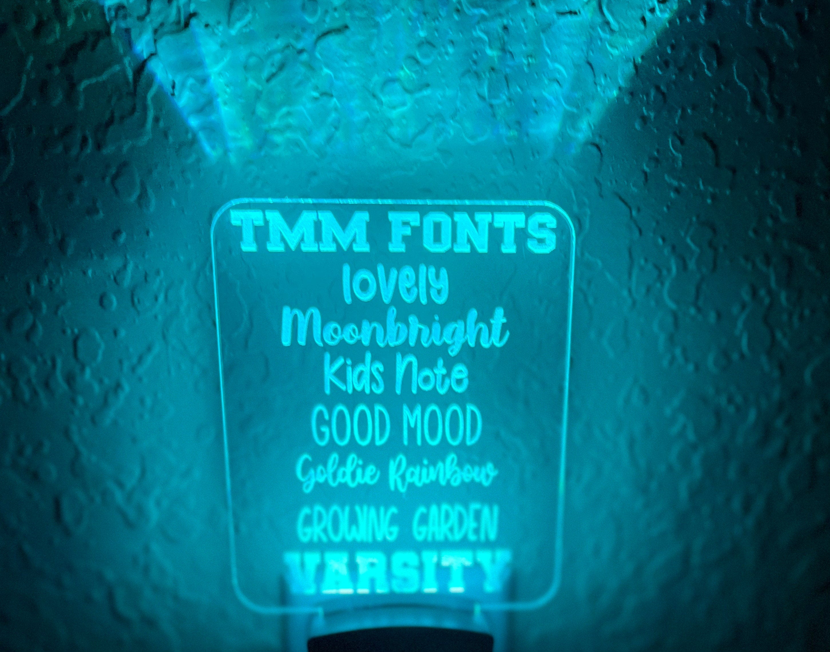 Personalized LED Soccer Ball 3D Night Light | 7 Color Changing | Plug in Night Light | Name Light | Children's Night Light | Room Light