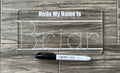 Customizable Children Acrylic Learning Boards | Dry Erase Learning Board | Reusable Personalized Boards | Preschool | Education Supplies
