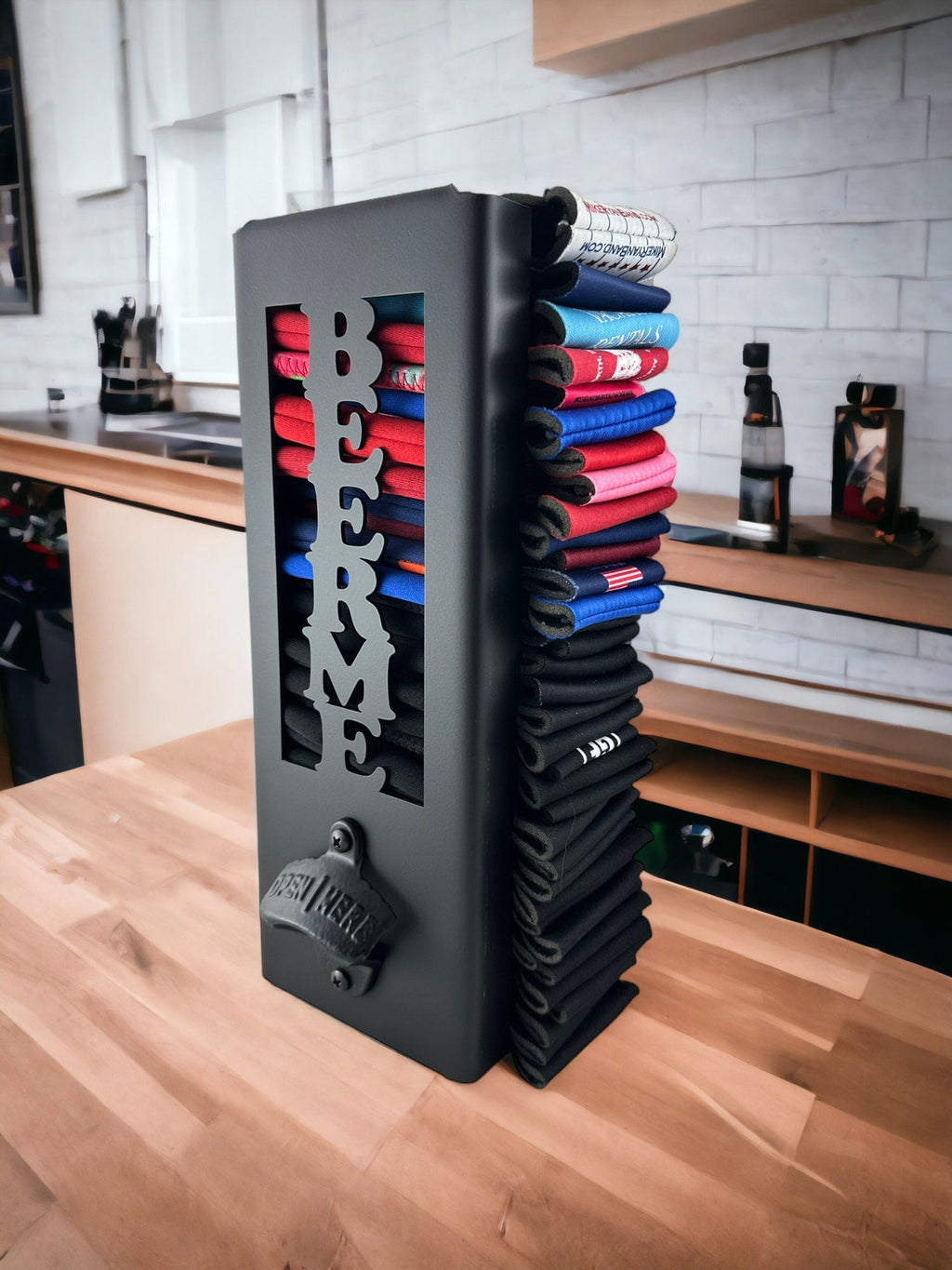 BeerMe Can Kooler Holder with Bottle Opener
