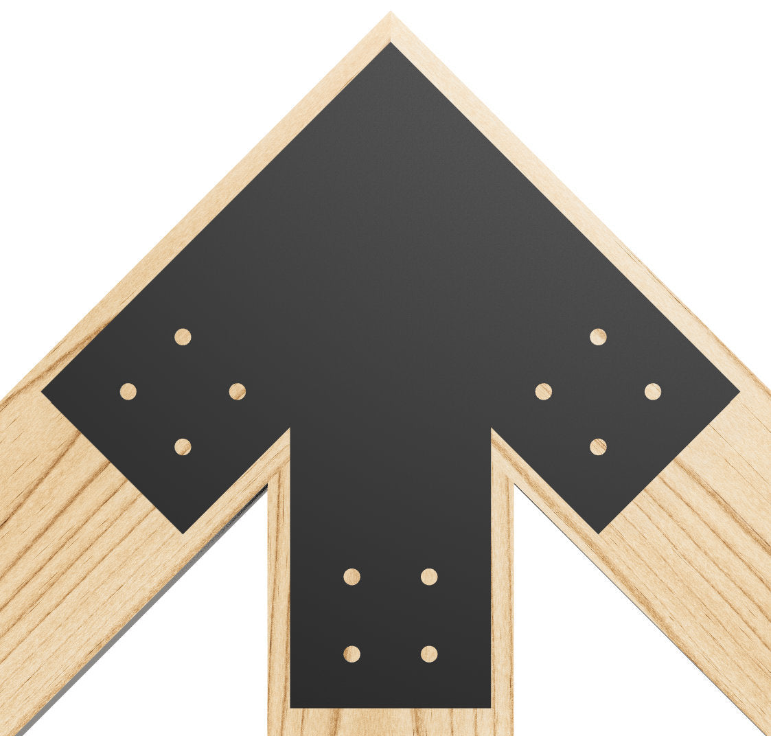 Structural Design Timber Truss Brackets for 6x6 Posts, 6" Timber Truss Bracket