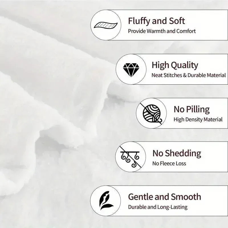 Personalized Forest Deer Blanket - Whimsical Nature Throw Custom Name Woodland Gift