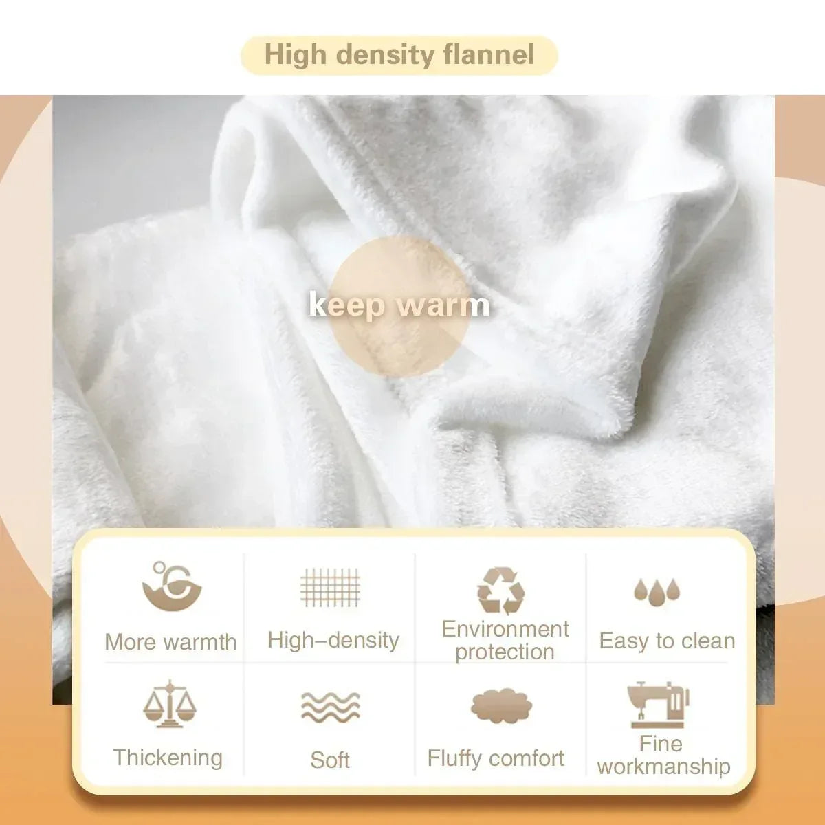 Personalized Teddy Bear Plush Blanket: Fluffy Cosy Throw, Soft Flannel Fleece Name Gift