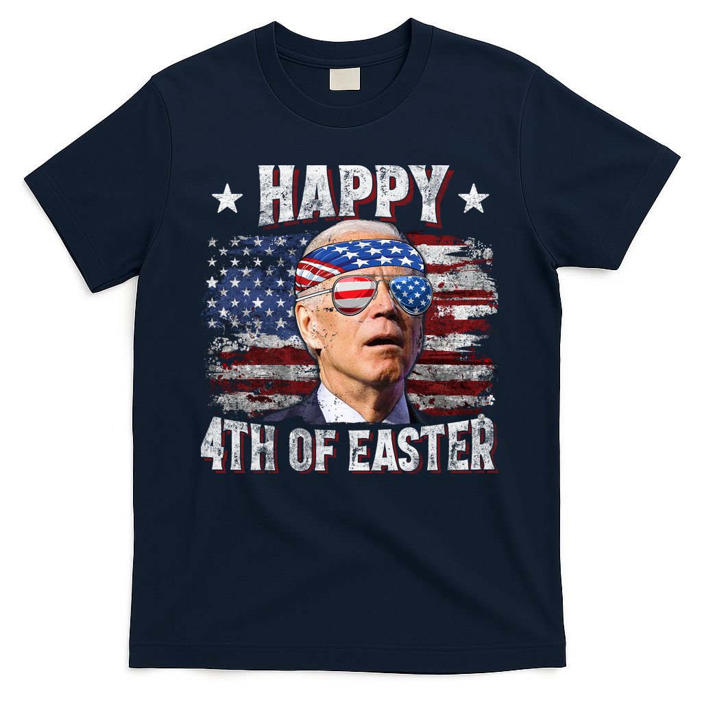 Joe Biden 4th Of July Shirts Happy 4th Of Easter American US Flag T-Shirt
