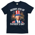 Joe Biden Merry 4th Of Fathers Day Funny 4th Of July T-Shirt