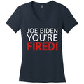 Joe Biden YouRe Fired Gift Antibiden Election 2024 Trump Gift Women's V-Neck T-Shirt