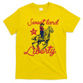 Liberty City Cowboy 4th Of July Sweet Land Liberty Cowboy T-Shirt