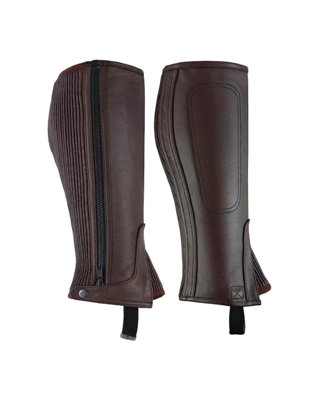 Half Chap Real Leather for Rider