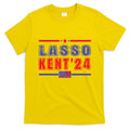 Lasso Kent 24 Funny Usa Flag Sports 4th Of July T-Shirt