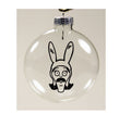 Louise Bob's Burgers Clear Christmas Ornament Shatterproof Horror Halloween