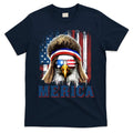Merica Eagle Mullet Shirt 4th Of July American Flag T-Shirt