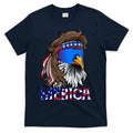 Merica Eagle Mullet Shirt American Flag USA Men 4th Of July T-Shirt