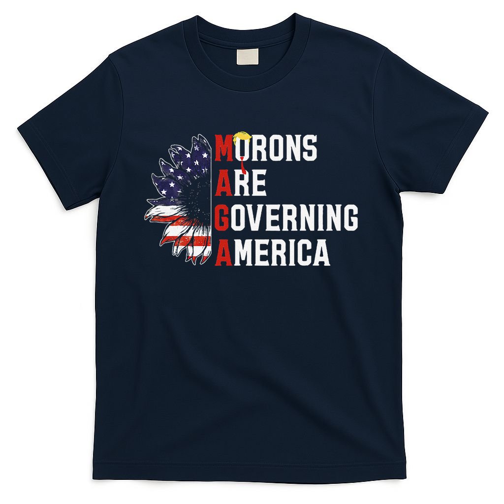 Maga Morons Are Governing America Anti Trump Vintage Quote T-Shirt