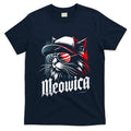 Meowica Usa Merica Cat 4th Of July Funny Patriotic T-Shirt