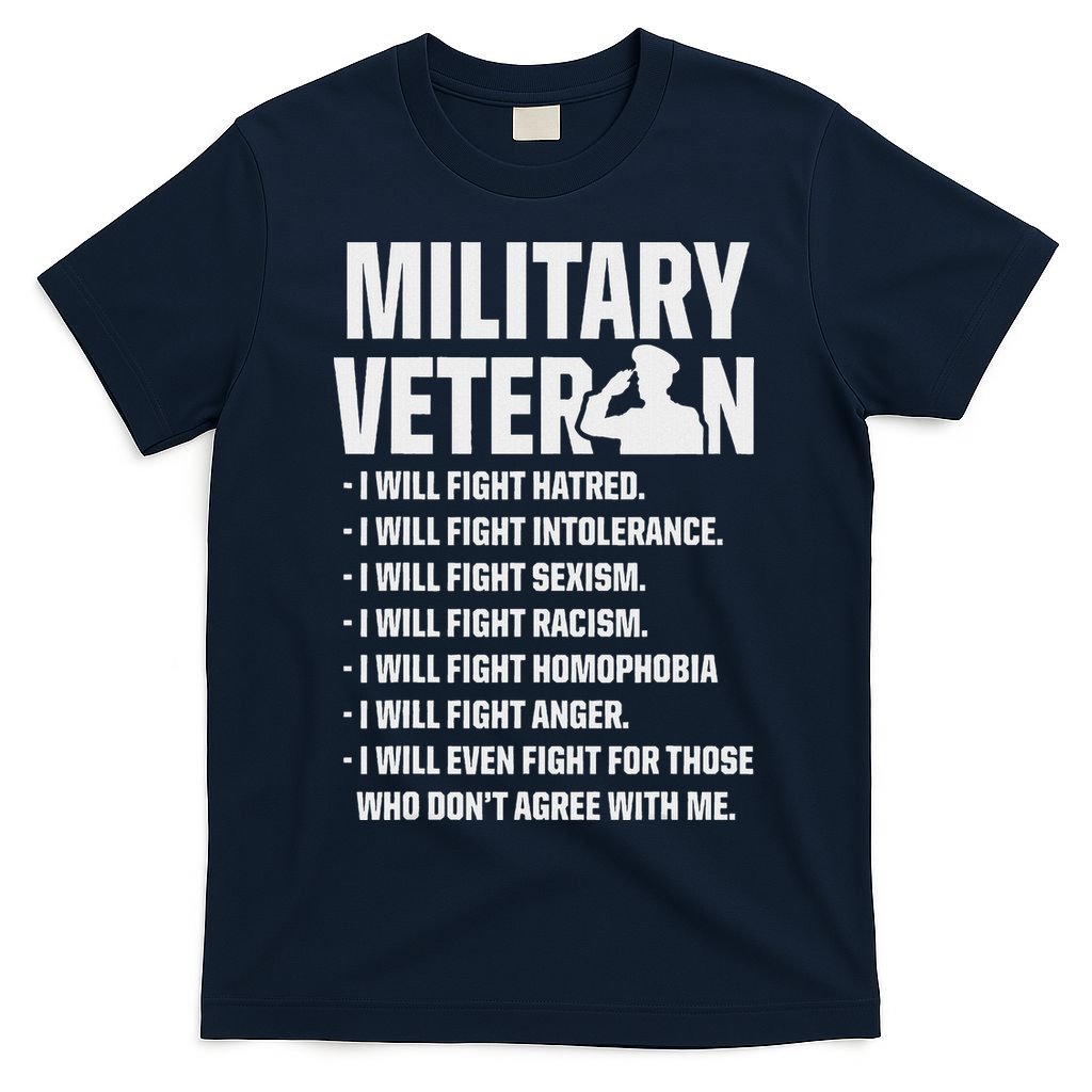 Military Veterans Against Trump 2020 Fight Usa Election T-Shirt
