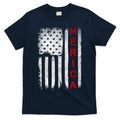 Merica Vintage USA Flag Stars And Stripes Funny 4th Of July T-Shirt