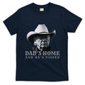 New DadS Home And HeS Pissed Dark Maga Trump DaddyS Home T-Shirt