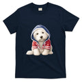 Old English Sheepdog Puppy USA Flag American Dogs 4th Of July T-Shirt