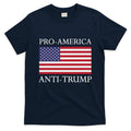 Pro America Anti Trump American Usa Flag Resist T-Shirt