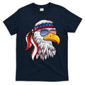 Patriotic Bald Eagle Mullet USA American Flag 4th Of July T-Shirt
