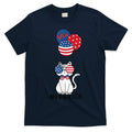 Patriotic Cat Meowica 4th of July Funny Kitten Lover T-Shirt