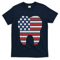 Patriotic Dentist American Flag Tooth 4th Of July Women T-Shirt