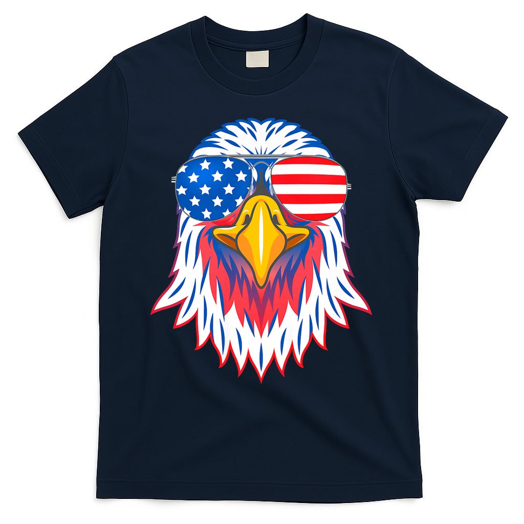 Patriotic Eagle 4th Of July Usa American Flag Pride T-Shirt