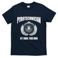 Pyrotechnician Funny 4th Of July Firework Tech T-Shirt
