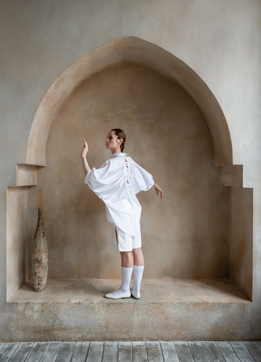 Prima Italian Design White Shirt Organic Cotton