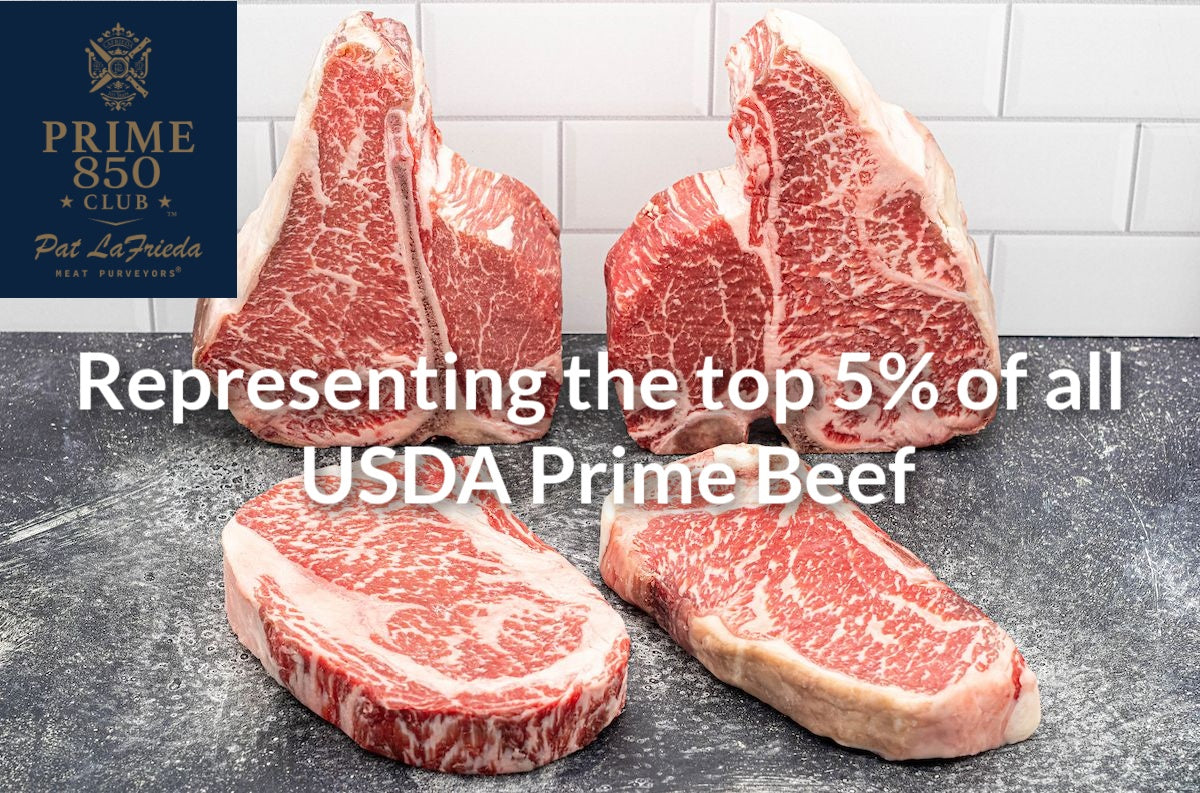 Prime 850 Club Beef T-Bone Steak, Dry-Aged