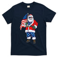Patriotic Santa American Christmas 4th Of July Santa T-Shirt