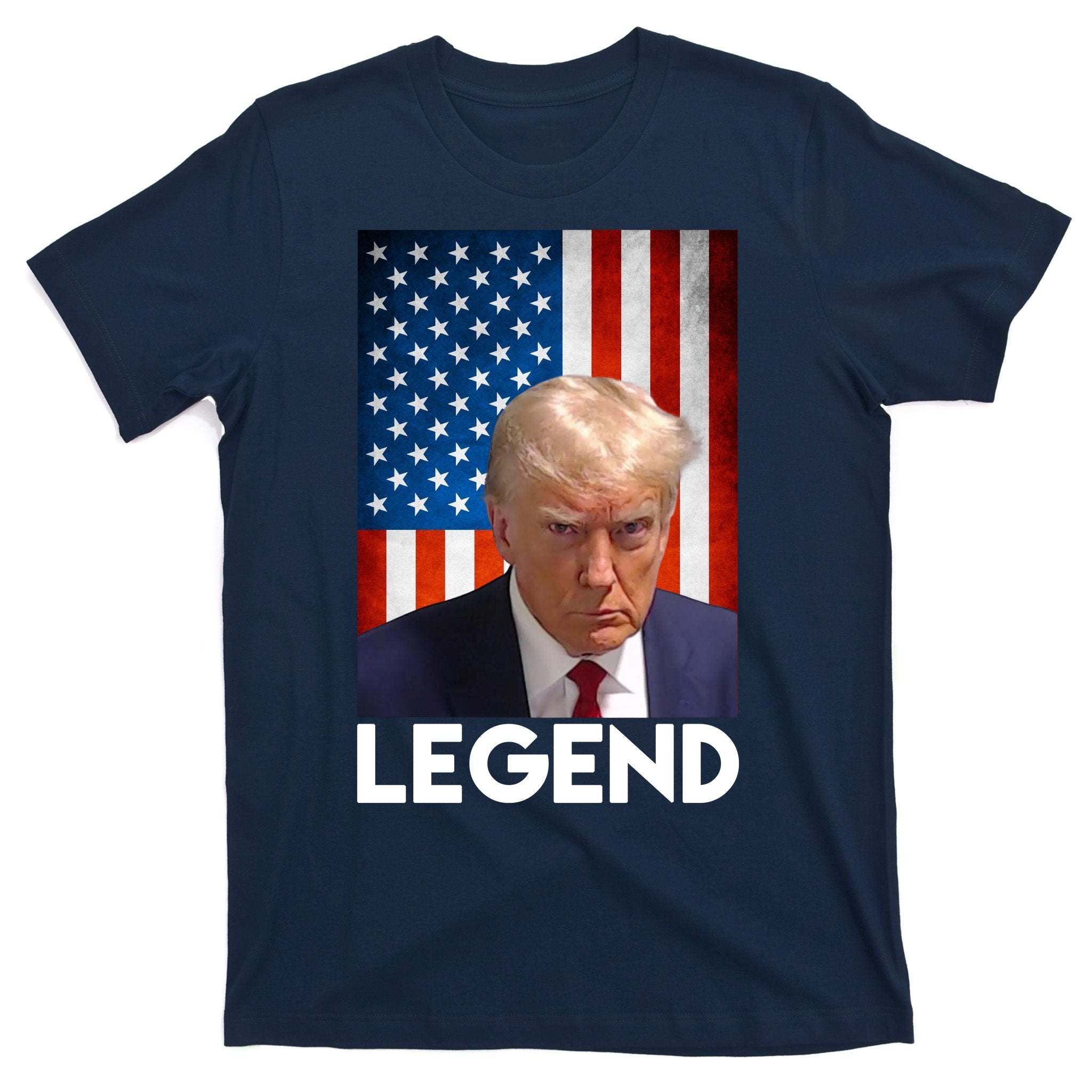 President Trump Legend American Flag T-Shirt