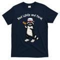 Raccoon 4th Of July Patriotic Funny Cute Red White And Feral T-Shirt