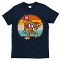 Retro Fourth 4th of July Firecracker Rocket Bigfoot T-Shirt