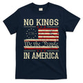 Retro June 14th No Kings In America 1776 USA Flag T-Shirt