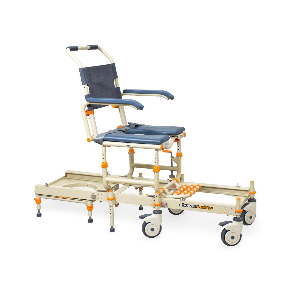 Rolling Shower Chair for Standard Showers | Gets over the threshold