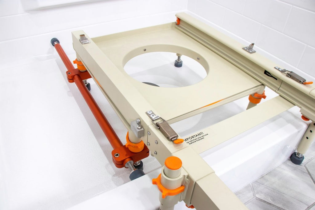 Rolling Shower Chair for Standard Showers | Gets over the threshold