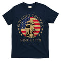 Retro Spilling The Tea Since 1773 4th Of July Gift T-Shirt