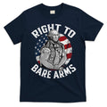 Right To Bare Arms 4th Of July Funny Gym George Washington T-Shirt