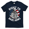 Right To Bare Arms 4th Of July Funny Gym George Washington T-Shirt