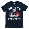 Right To Bare Arms 4th Of July Funny Gym George Washington T-Shirt
