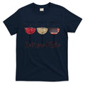 Red Wine & Blue 4th Of July Wine Red White Blue Wine Glasses T-Shirt