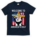 Retro Welcome To AmericaS Gulf Funny Trump Mexico America T-Shirt