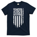 Scan Me President Trump Dancing Code American Flag T-Shirt